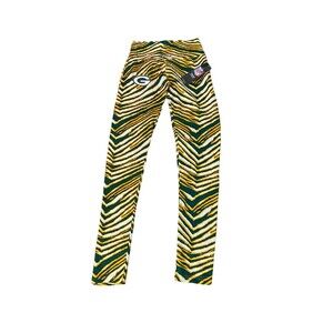 Zubaz Green Bay Packers Leggings Size XS New